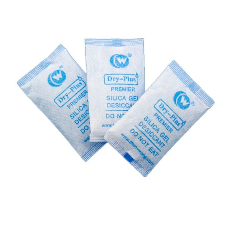Desiccant Gel Silika Gred Makanan DMF Percuma untuk Makanan Stroage
